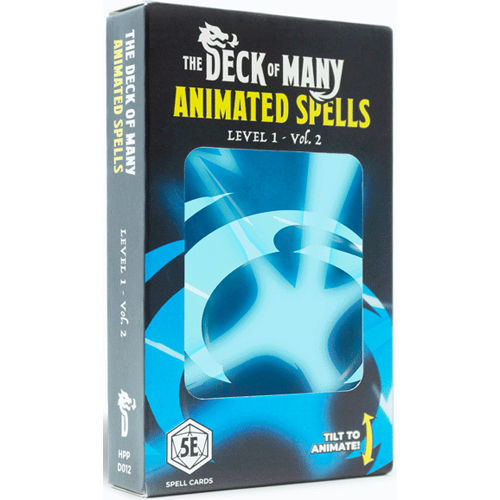 HITD012 Animated Spells Deck: Level 1 Volume 2 published by Hit Point Press