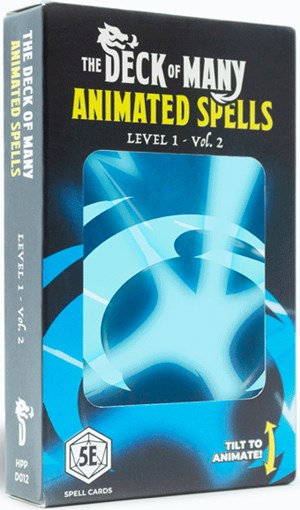 HITD012 Animated Spells Deck: Level 1 Volume 2 published by Hit Point Press