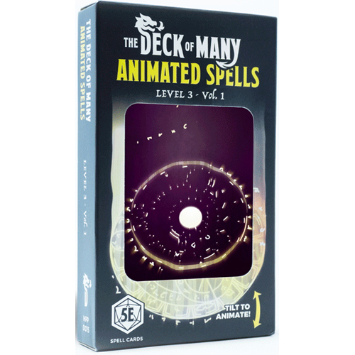 HITD015 Animated Spells Deck: Level 3 Volume 1 published by Hit Point Press