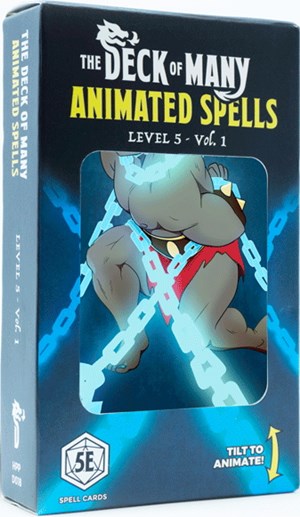HITD018 Animated Spells Deck: Level 5 Volume 1 published by Hit Point Press