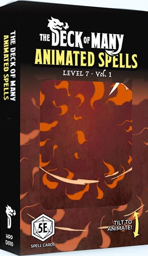 HITD035 Animated Spells Deck: Level 7 Volume 1 published by Hit Point Press