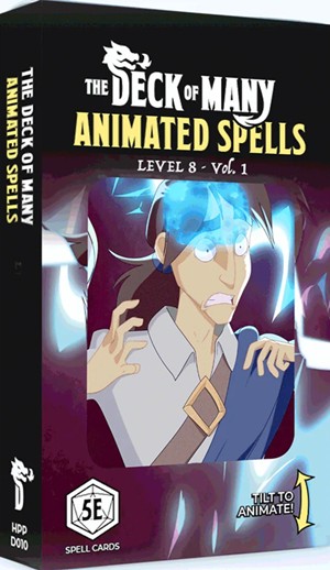 HITD036 Animated Spells Deck: Level 8 Volume 1 published by Hit Point Press