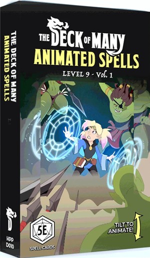 HITD037 Animated Spells Deck: Level 9 Volume 1 published by Hit Point Press