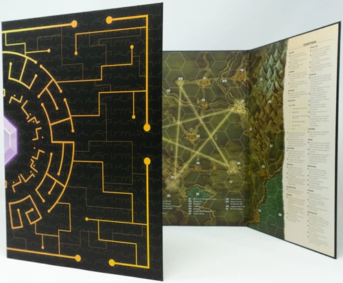 HITFGB004 Dungeons and Dragons RPG: Fools Gold Into The Bellowing Wilds: GM Screen published by Hit Point Press