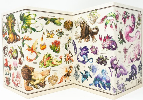 HITFLD005 The Field Guide To Floral Dragons RPG GM Screen published by Hit Point Press