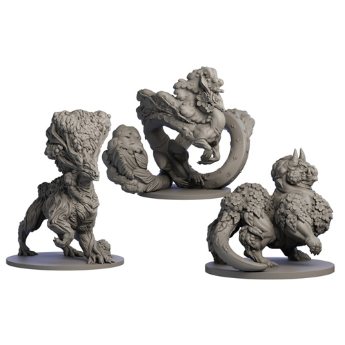 HITFLD017 The Field Guide To Floral Dragons RPG: Dragon Gardener's Miniatures Set published by Hit Point Press