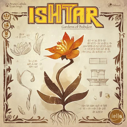 IEL51620 Ishtar Board Game published by Iello