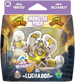 IEL70361 King Of Tokyo Board Game: Luchador Monster Pack published by Iello