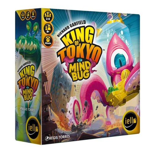 IEL70481 King Of Tokyo x Mindbug Board Game published by Iello