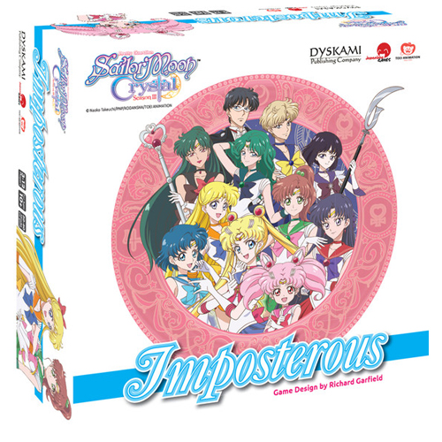 JPG807 Sailor Moon Crystal Imposterous Board Game published by Dyskami Publishing