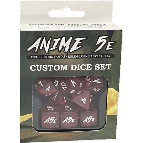 JPG819 Dungeons And Dragons RPG: Anime Dice Set published by Dyskami Publishing