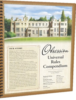 KAY29515 Obsession Board Game: Universal Rules Compendium published by Kayenta Publishing