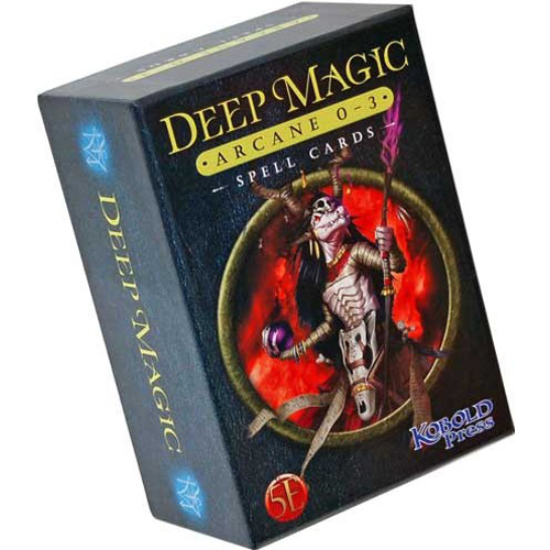 KOB9146 Dungeons And Dragons RPG: Deep Magic Spell Cards: Arcane 0-3 published by Kobold Press
