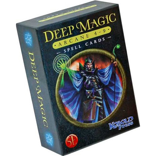 KOB9153 Dungeons And Dragons RPG: Deep Magic Spell Cards: Arcane 4-9 published by Kobold Press