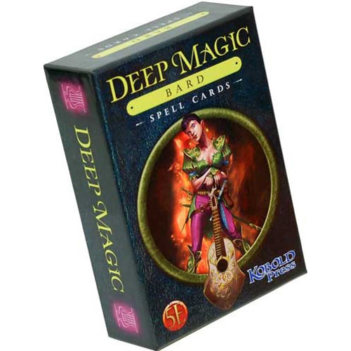 KOB9160 Dungeons And Dragons RPG: Deep Magic Spell Cards: Bard published by Kobold Press