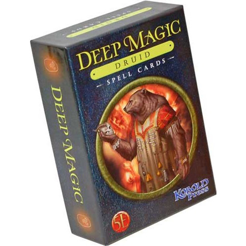 KOB9184 Dungeons And Dragons RPG: Deep Magic Spell Cards: Druid published by Kobold Press