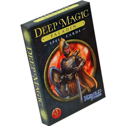 KOB9191 Dungeons And Dragons RPG: Deep Magic Spell Cards: Paladin published by Kobold Press
