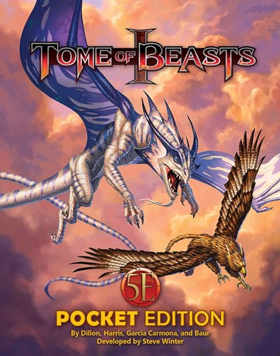 KOB9573 Dungeons And Dragons RPG: Tome Of Beasts 1: 2023 Pocket Edition published by Kobold Press