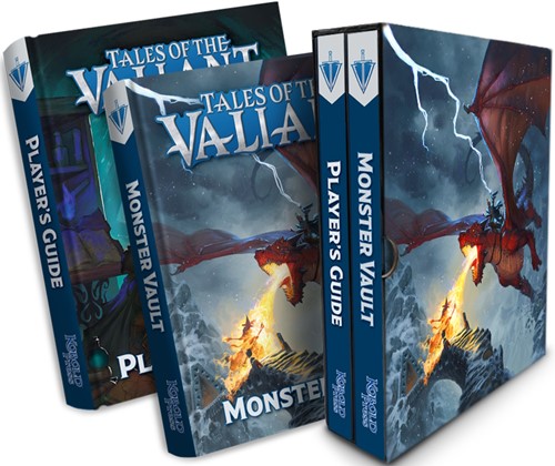 KOB9832 Tales Of The Valiant RPG: 2-Book Gift Set (Player's Guide And Monster Vault) published by Kobold Press