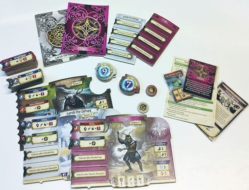 Agemonia Board Game: New Heroes Xir And Garuk Expansion