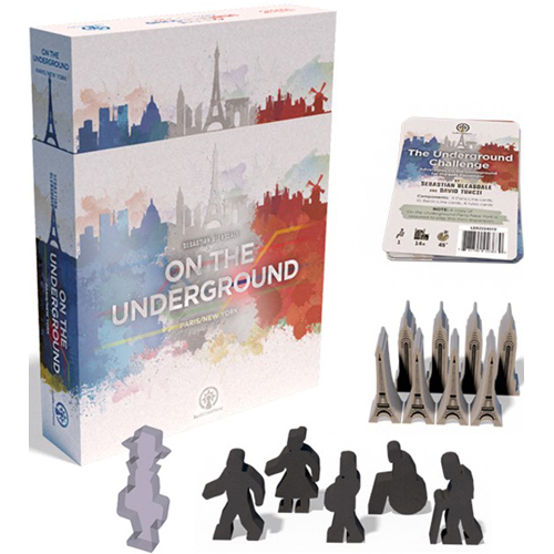 LDR2224100 On The Underground Board Game: Paris And New York Deluxe Edition published by LudiCreations