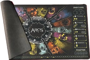 2!LED06007 Arcs Board Game: Playmat published by Leder Games