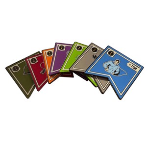 LIRAC003 Age Of Comics Board Game: Enamel Tokens published by Lirius Games
