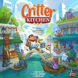 LKYCA05GAMSEN Critter Kitchen Board Game published by Lucky Duck Games