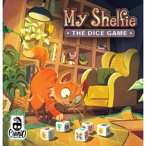LKYMSHR02 My Shelfie: The Dice Game published by Lucky Duck Games