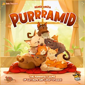 LKYPRRR01 Purrramid Board Game published by Lucky Duck Games
