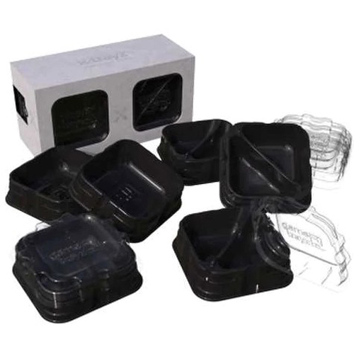 LKYXTZR01ML X-Trayz Black (3 single and 3 double trays) published by Lucky Duck Games