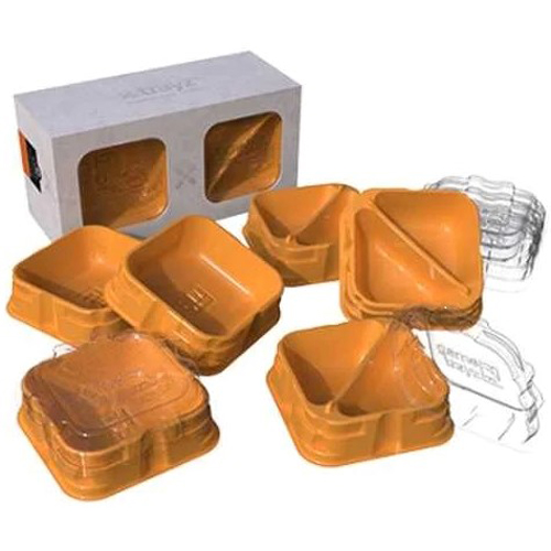LKYXTZR03ML X-Trayz Orange (3 single and 3 double trays) published by Lucky Duck Games