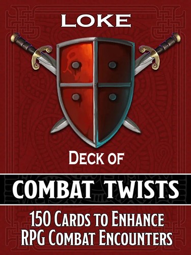 LOKEBM027 Loke's Deck Of Combat Twists published by Loke Battle Mats