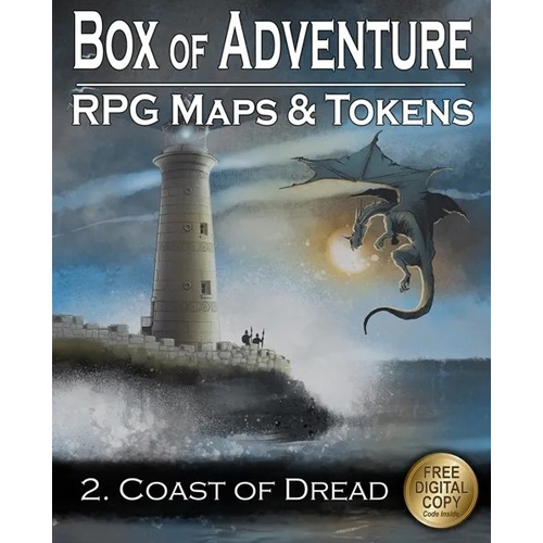 LOKEBM031 Box Of Adventure: 2 Coast Of Dread published by Loke Battle Mats
