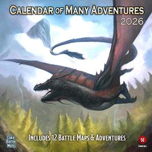 2!LOKEBM073 Calendar of Many Adventure 2026 published by Loke Battle Mats