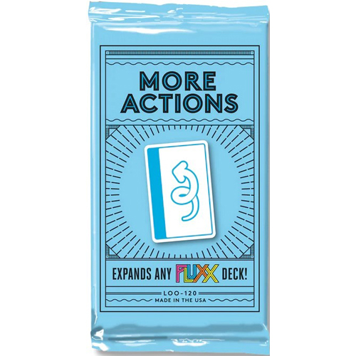 LOO120 Fluxx Card Game: More Actions Expansion published by Looney Labs