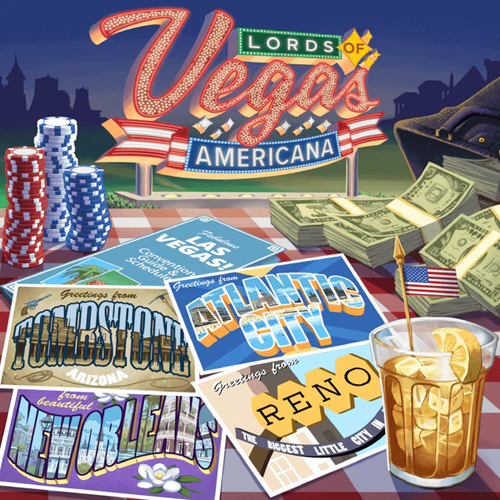 Lords Of Vegas Board Game: Americana Expansion