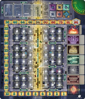 LSG20422 Lords Of Vegas Board Game: Playmat published by Lone Shark Games