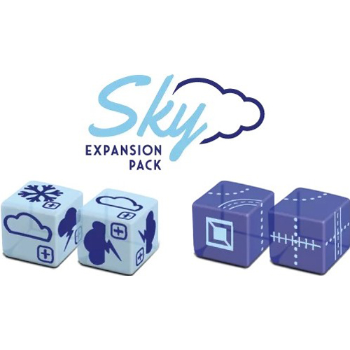 LUMHG055 Railroad Ink Challenge Board Game: Sky Dice Expansion Pack published by Horrible Games