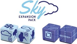 LUMHG055 Railroad Ink Challenge Board Game: Sky Dice Expansion Pack published by Horrible Games