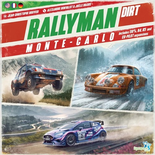 LUMHGGRAD02 Rallyman Board Game: Dirt Monte Carlo Expansion published by Ankama