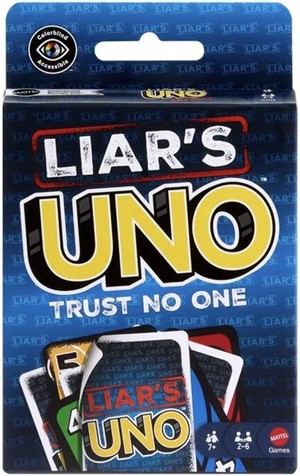MATJLH43 UNO Liars Card Game published by Mattel