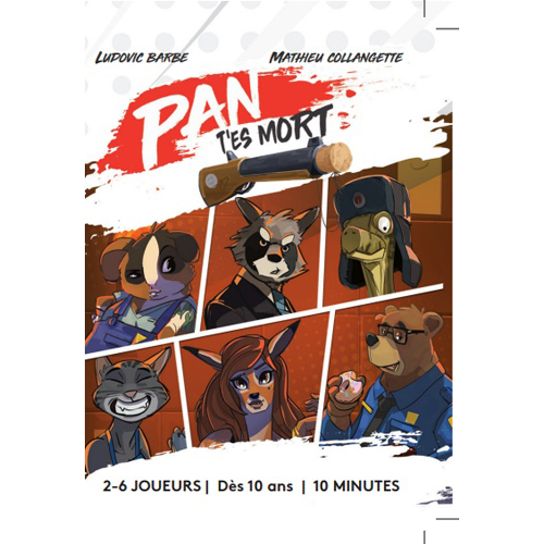 MATMCG002056 Pan T'es Mort Board Game published by Matagot SARL