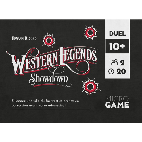 Western Legends Showdown Board Game: Micro Game Edition