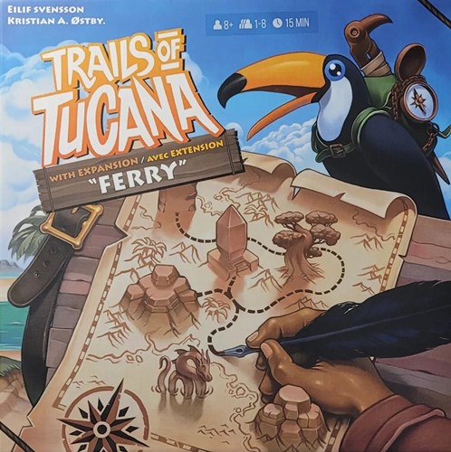 Trails Of Tucana Board Game: Ferry Extension Included