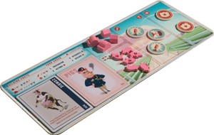 MEDFR03 Farms Race Board Game: 4 Player Mats published by Medium Brow