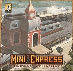 MGD1039E Mini Express Board Game: Map Packs 1 And 2 published by Moaideas Game Design