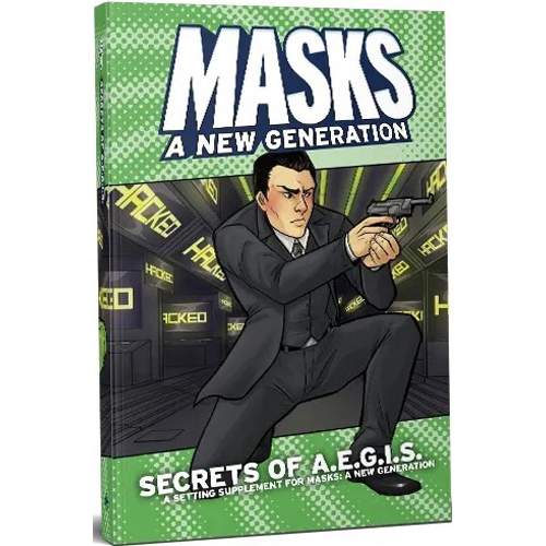 MPG021 Masks RPG: Secrets of AEGIS (Softcover) published by Magpie Games