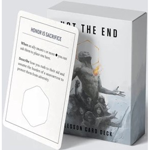 MPS10010 Not The End RPG: Lesson Card Set published by Modiphius