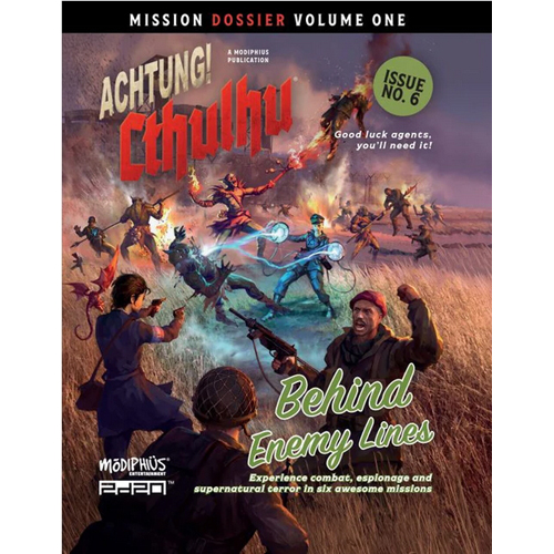 MUH0010203 Achtung Cthulhu Mission Dossier 1: Behind Enemy Lines published by Modiphius